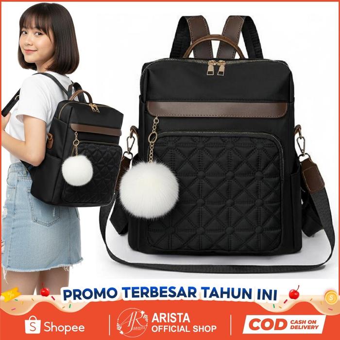 ARISTA - NEW Tas Ransel wanita LGhost MK002 Tas Ransel Wanita Backpack Trendy Korea Style Cewek