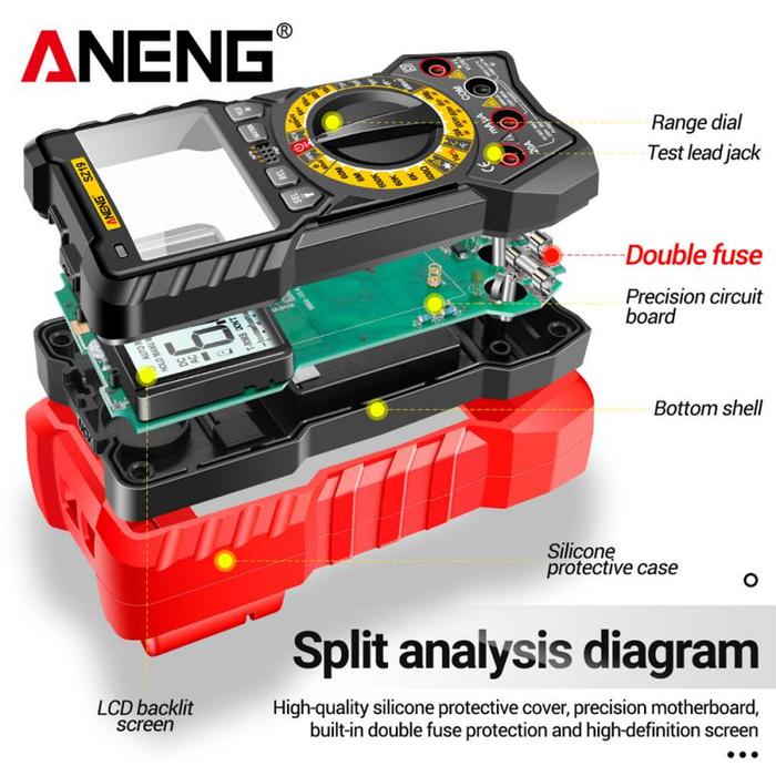 ANENG SZ19 Digital Multimeter 6000 Counts Multimetro Avometer
