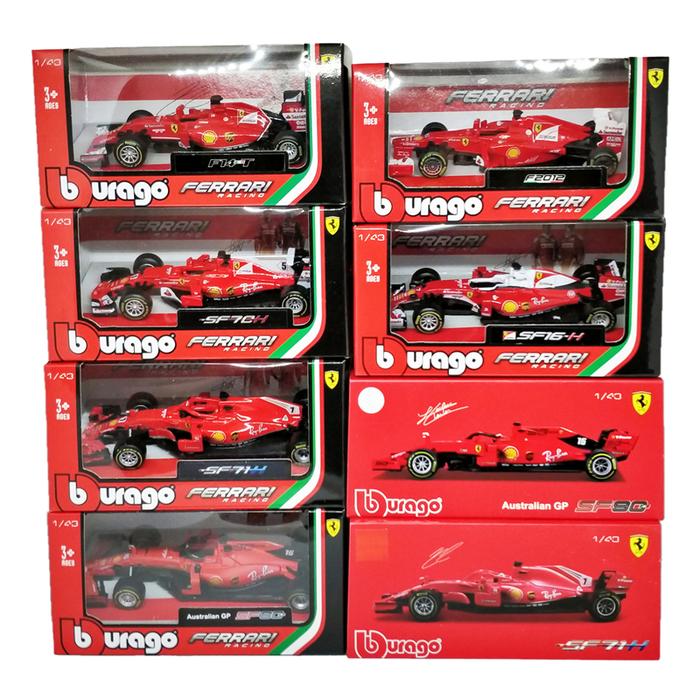 BBurago 1:43 F1 SF90 2019 SF14T 2014 Nr7 Kimi Raikkonen 2015 SF15T