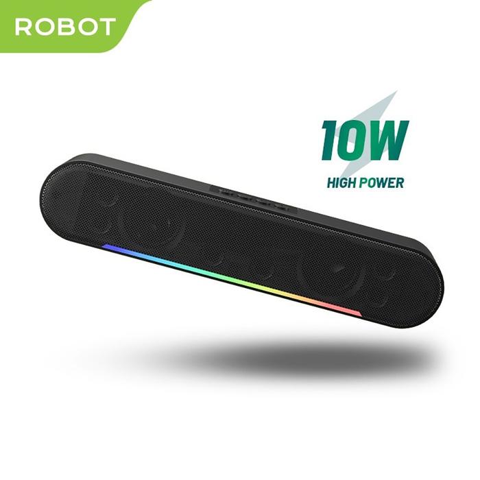 ROBOT Bluetooth Speaker RB290 Speaker Komputer Laptop PC RGB Lampu LED Dua Speaker 10W Speaker Robot