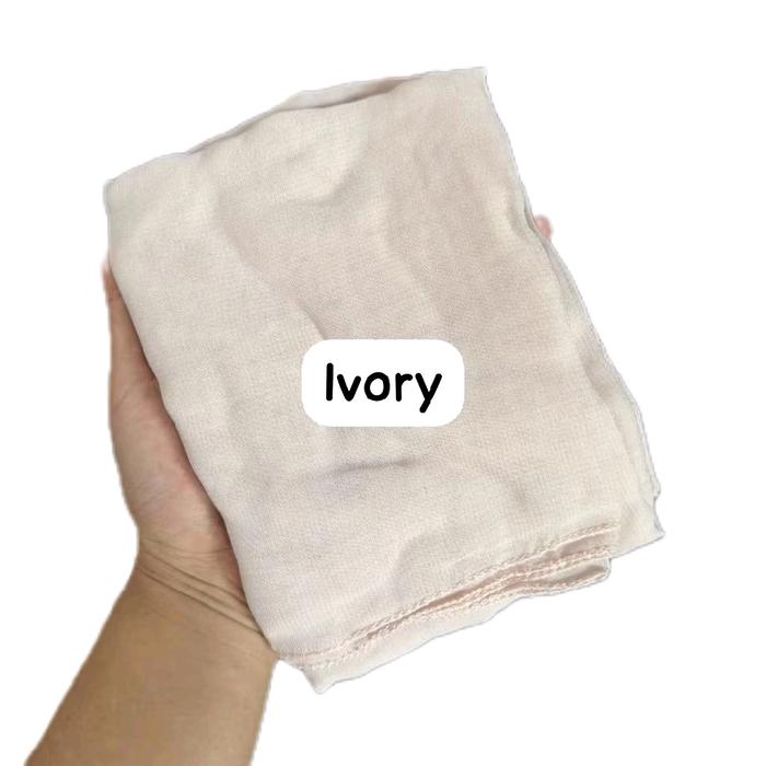 Hijab Segiempat Bella Square ivory segiempat ivory hijab ivory bella square warna ivory segiempat iv