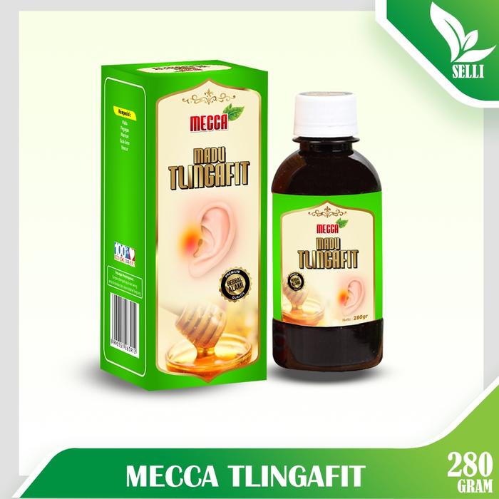 TELINGAFIT MADU RADANG TELINGA THT MECCA HERBAL ATASI SAKIT TELINGA DAN MASALAH PENDENGARAN - 280 GR