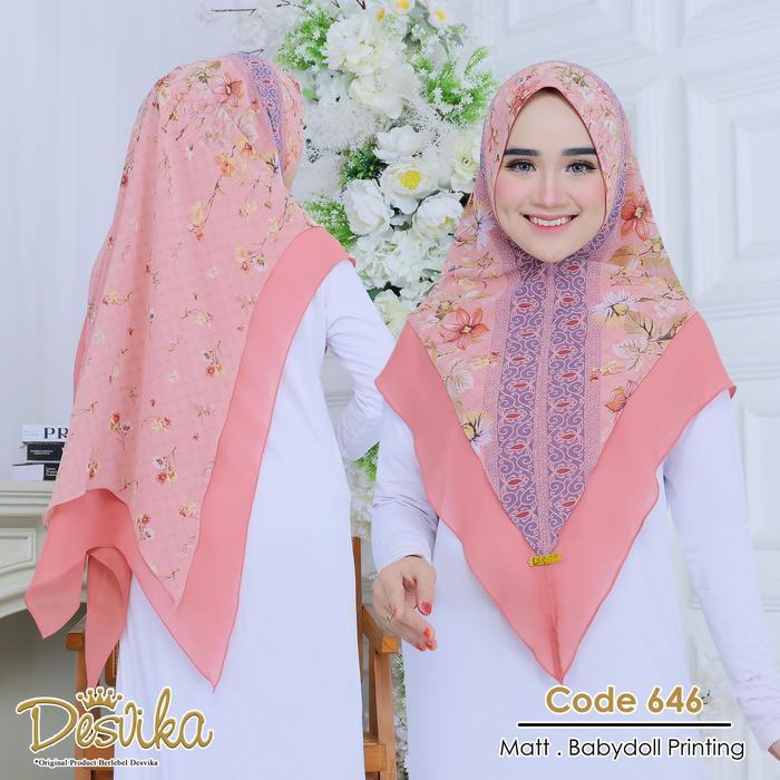 DESVIKA 646 KHIMAR CERUTY MOTIF DESVIKA DESVIKA