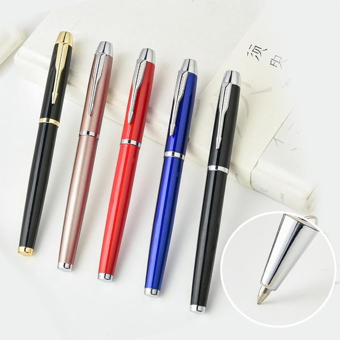 1 PC High Quality Ballpoint Pen Metal Business Writing Signing Calligraphy Pens Gift Box Office Scho