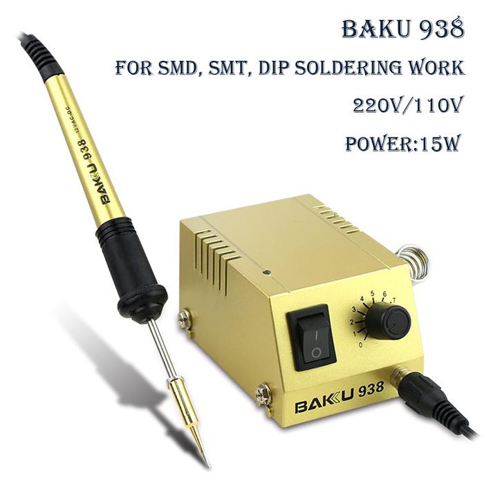 BAKU Soldering Station BK-938 Mini Solder 220V / 110V Fast Heating