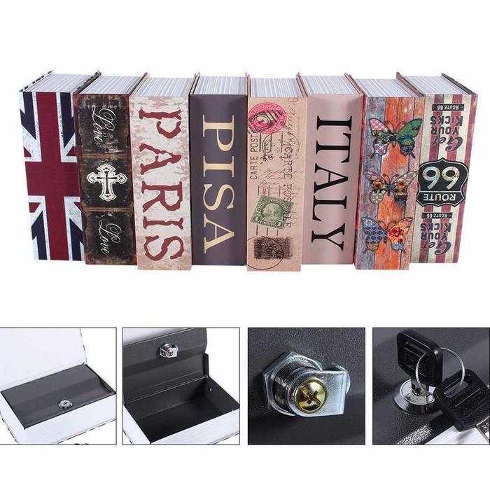 Brangkas/kotak penyimpanan Model Buku Safety box - Homesafe