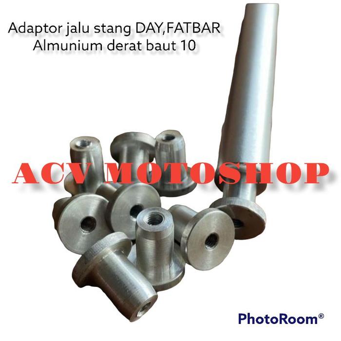 adaptor jalu stang day copy day stang ride it model topi lubang kecil harga 1 set(2 pcs)