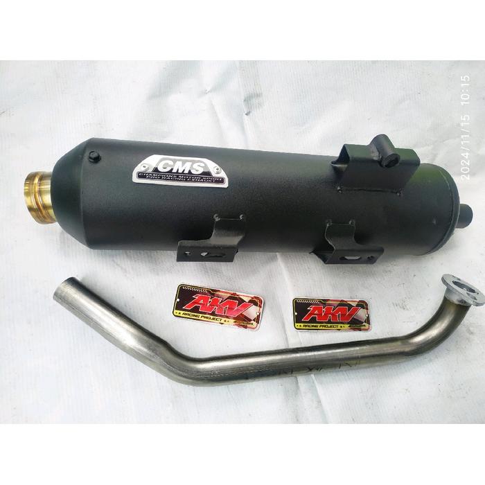 Knalpot Standar Resing TB VARIO moncong SIJIRO , BEAT,VARIO, NMAX, AEROX, PCX, SCOOPY DLL