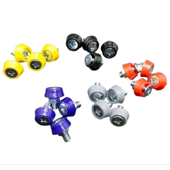 (4 Pcs ) Baut Plat Nomor Ukuran Baut 10 Kunci Obeng Harga Di Jamin Termurah