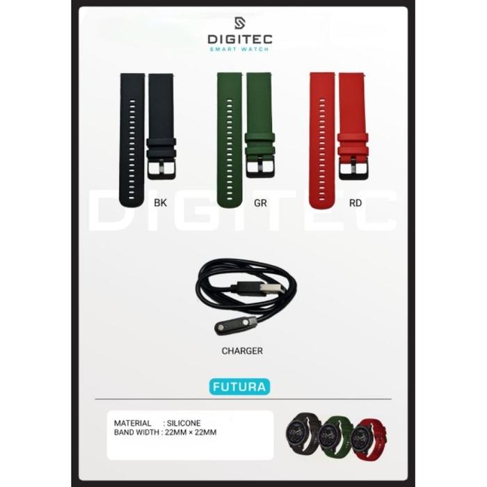 strap smart watch digitec model futura original 100%