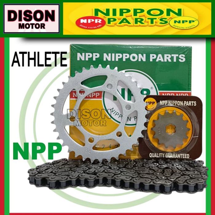Gear set NPP athlete original girset gearset kawasaki atlet atlit npp