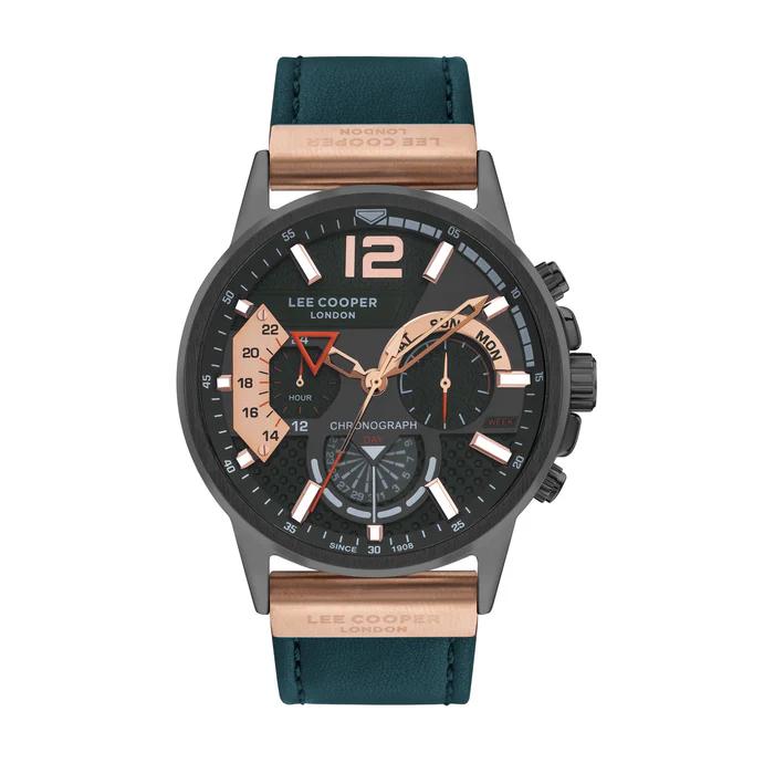 LEE COOPER Jam Tangan Pria LC07614.064 Leather Strap Original