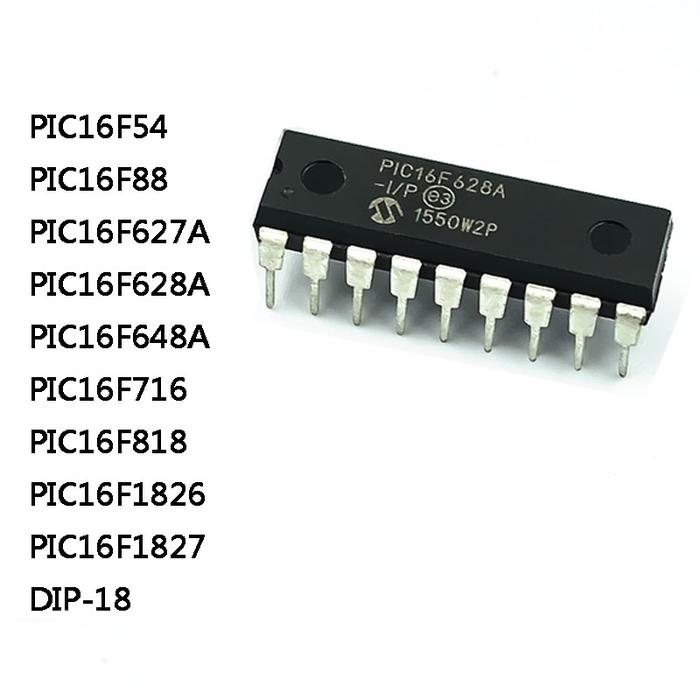 5Pcs PIC16F54 PIC16F88 PIC16F627A PIC16F628A PIC16F648A PIC16F716