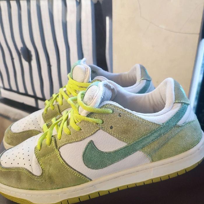 nike SB dunk low green apple