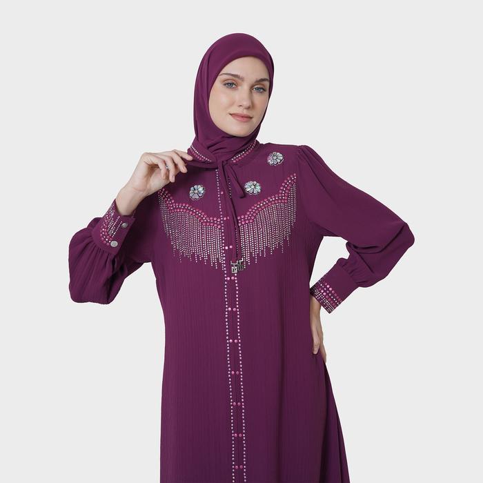 Diskon Hikmat A4585 - Celestria Shine Gamis Abaya