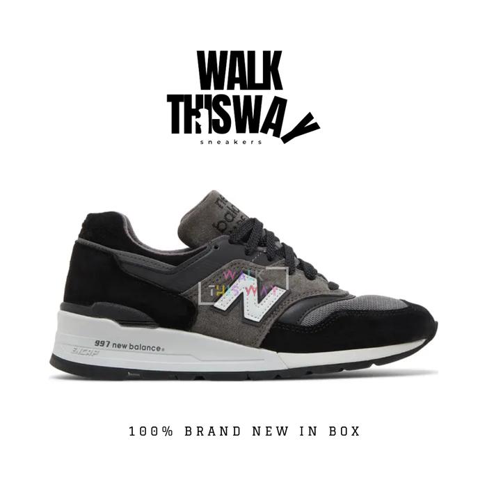 sepatu pria sneakers new balance 997 made in usa / sepatu new balance / sneakers pria / grey black