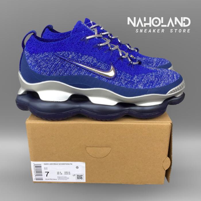 Air Max Scorpion FK Royal Blue Silver Black Sneaker DJ4702-044 (Size 35.5-47.5)
