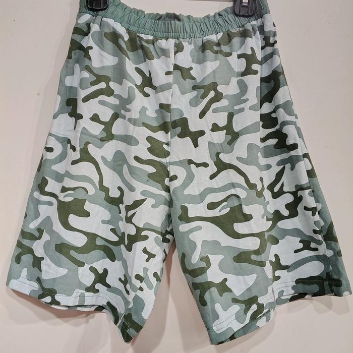 NEVADA Celana Pendek Anak Cewek Knit Motif Camouflage Nyaman untuk Aktivitas Sehari-hari