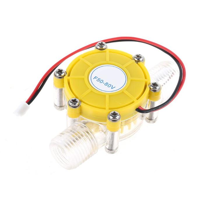 Pompa aliran air Mini DC 5V/12V/80V 10W, Generator hidro turbin