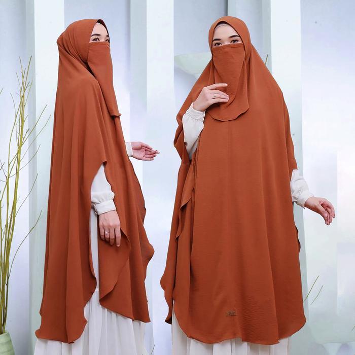 Hijab Syari Jumbo Pet Antem Kode RASIMA Bahan Kringkel Premium By Ory AjeZas Colect