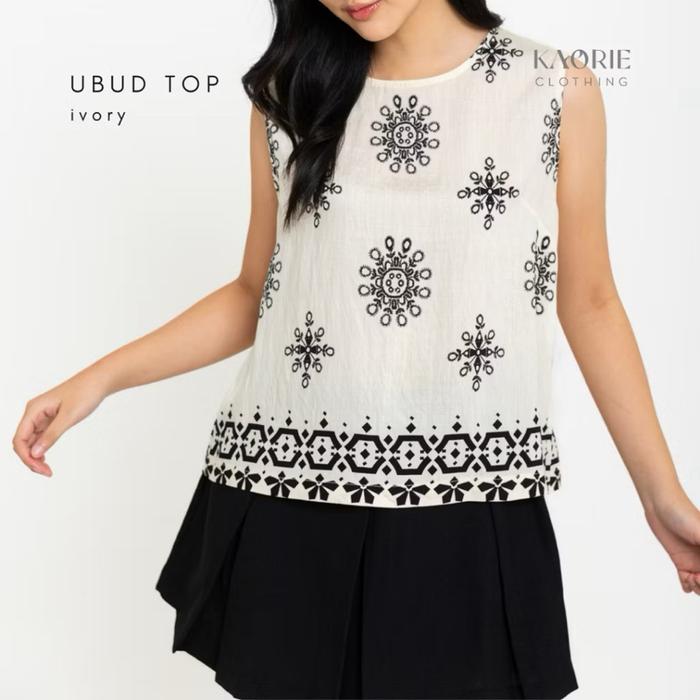 UBUD TOP KAORIE atasan blouse katun wanita