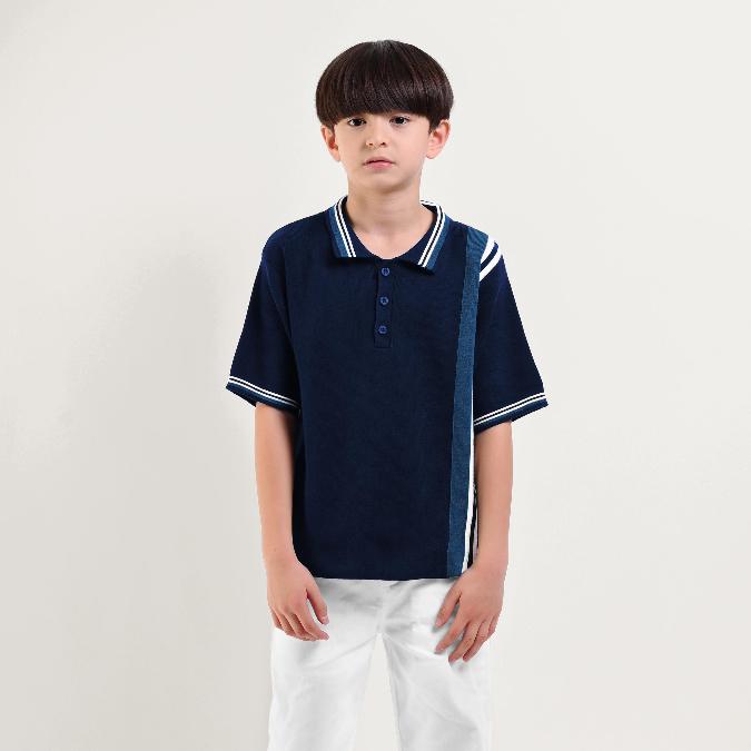 PREMIUM (READY) terjamin Prepp Studio Jr -  Noel Polo Shirt Navy terlaris