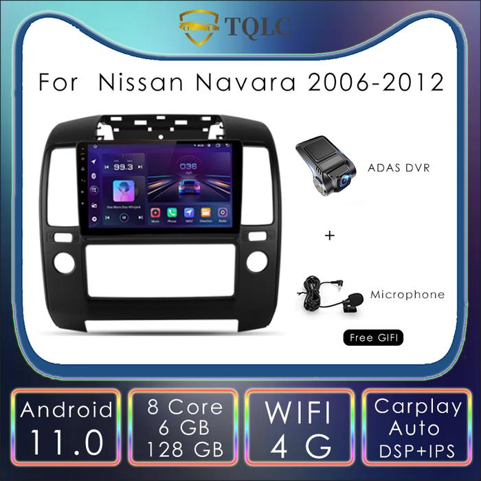 6+128G Android Car Radio For Nissan Navara 2006-2012 Carplay