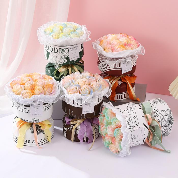 Buket bunga sabun mawar buket bunga wisuda hadiah ulang tahun buket