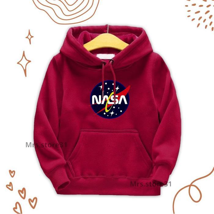 Hoodie Anak Laki Laki Perempuan / Hodie NASA Anak Usia 2-12 Tahun / Jaket NASA Anak Cewek Cowok / Sw