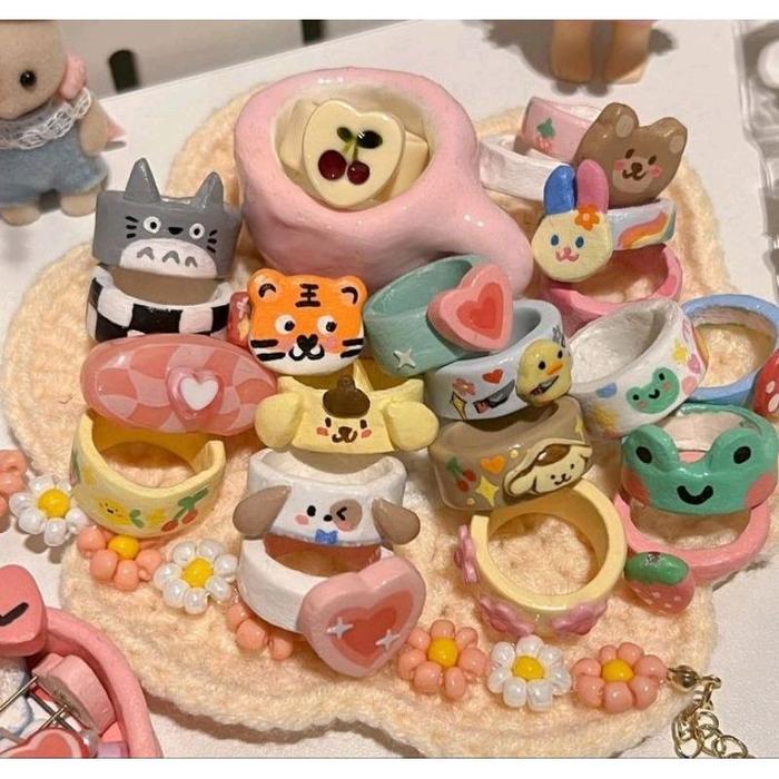 Clay Ring CUSTOM | CINCIN CLAY | CINCIN KARAKTER CUSTOM | Hadiah