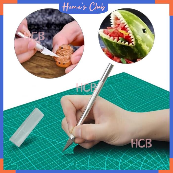 HCB Pisau Ukir Seni Crafting Art Knife / Cutter Pen / Pen-Type Precision Art / Kerajinan Tangan Saya