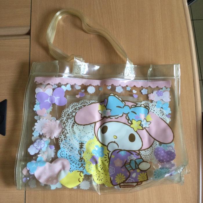 Tas plastik my melody preloved