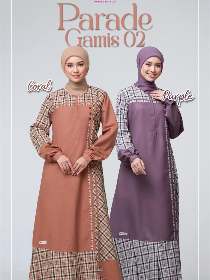RAUNA PG 02 / RAUNA PARADE GAMIS 02 / PG 02 DRESS BY RAUNA / RAUNA GAMIS TERBARU