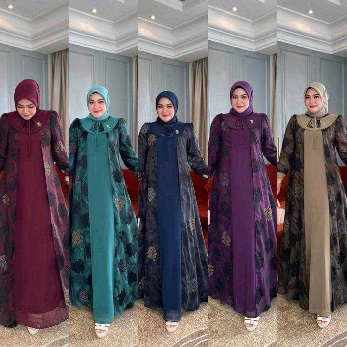 GAMIS DRESS SEKAR ORI PREMIUM BY IRNA EMERALD