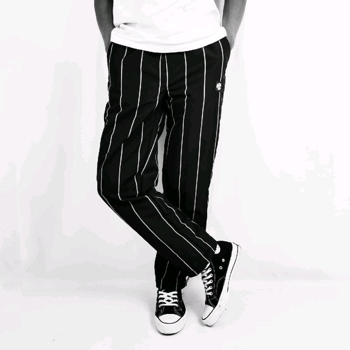 Track Pants Parasut Salur / Celana TrackPants Pria