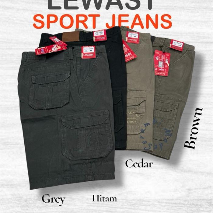 LEWAST CELANA PENDEK KANTONG SAMPING (KATUN KANVAS)
