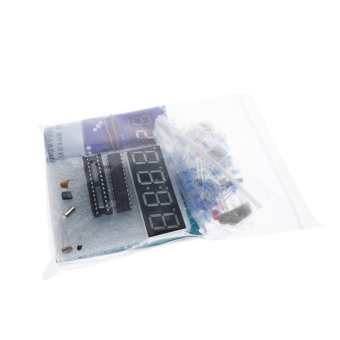 Ds1302 Rotating Led Display Alarm Electronic Clock Module Diy Kit Led Temperature Display