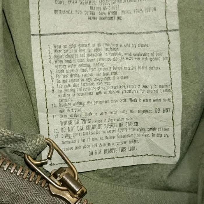 Jaket M65 Medium Long US - Jaket Militer dengan Desain Tahan Air dan Nyaman untuk Penggunaan Harian