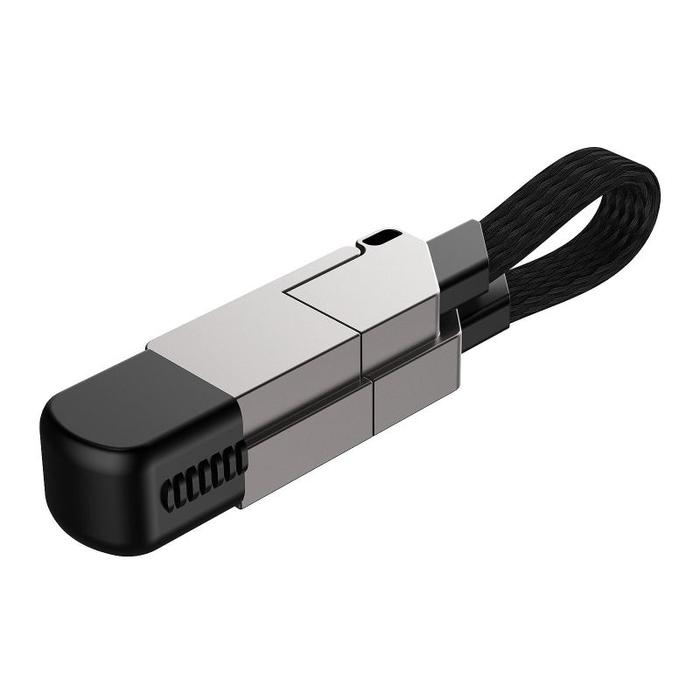 4 in 1 Multi Fast Charging Cable Keychain PD for Apple iPhone Lightning 27W Andriod TYPE-C 60W QC 18
