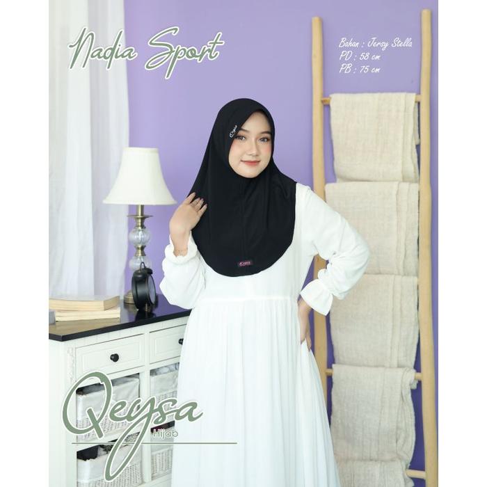 Nadia Sport by Qeysa (Hijab Sport Menutup Dada)