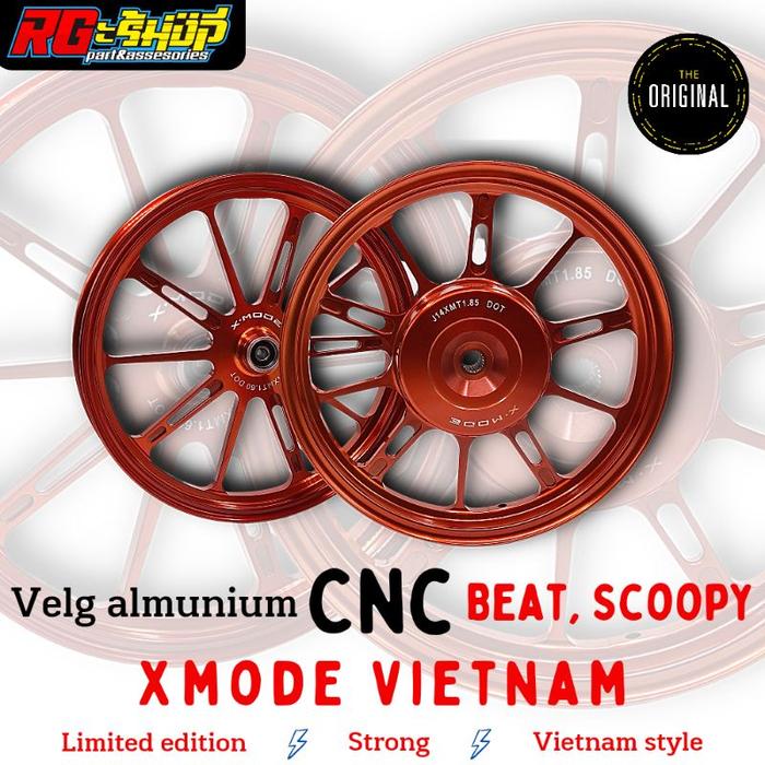 RING VELG ALUMUNIUM XMODE X-MODE BEAT SCOOPY VARIO 110 LED ORIGINAL VIETNAM KWALITAS TERBAIK