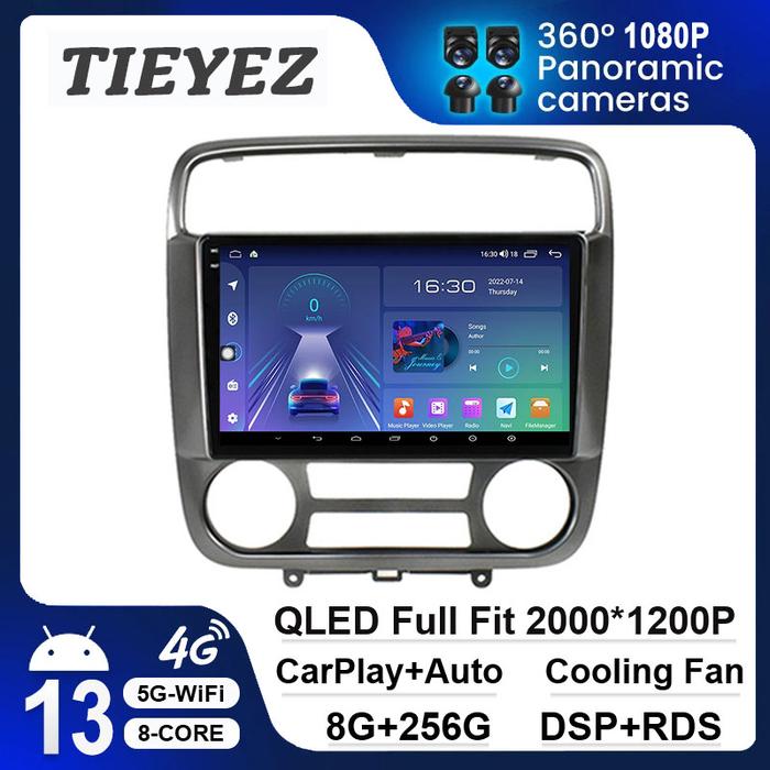 Android 13 Auto 8G 256G Wireless Carplay For Honda Stream 2001 - 2004
