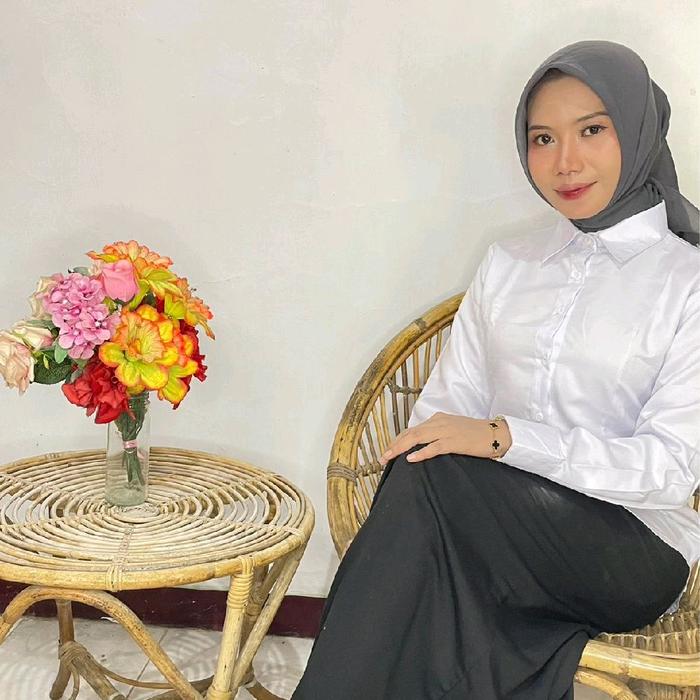 Kemeja Ospek Lengan Panjang Wanita // Kemeja Kantor Wanita // Kemeja Guru