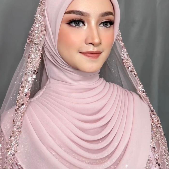 PIZZA SCARF PASHMINA PIZZA MALAYSIAN DRAPPERY HIJAB (READY STOCK)