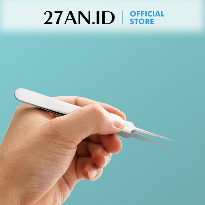( 27AN.ID ) PINSET JEPIT KOMEDO STAINLESS STEEL H606 Alat Pencet Jerawat dan komedo FREE BOX Alat pe
