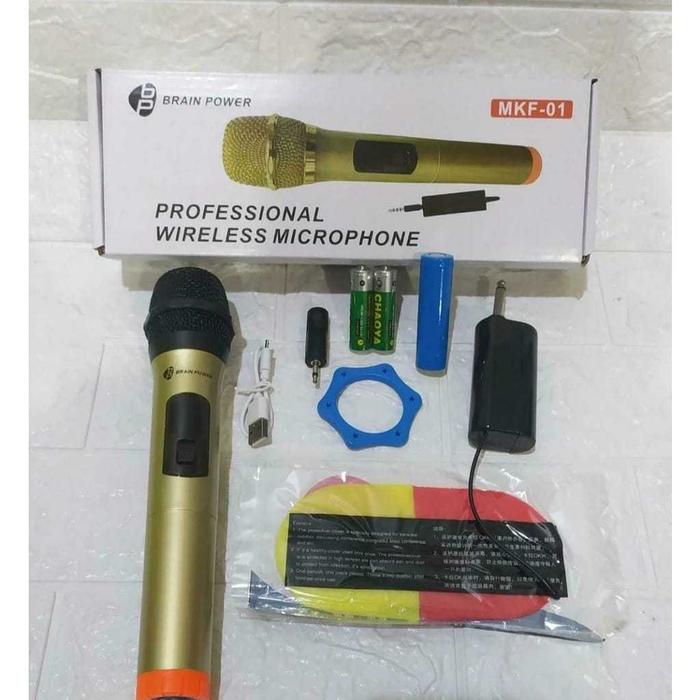 Mic Karaoke Wireless Single MKF-01ready