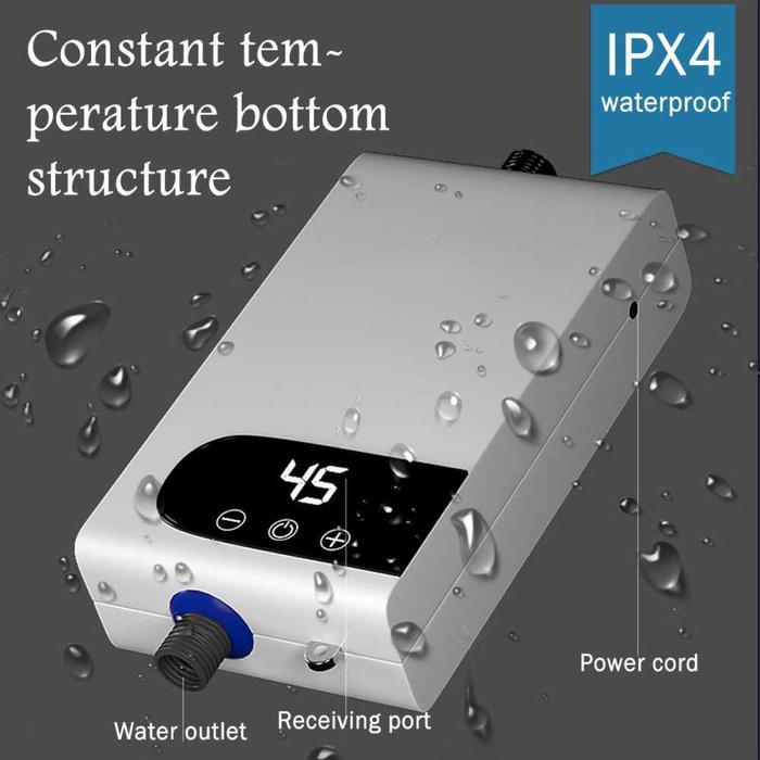 Pemanas Air Listrik Water Heater SUS Heating System Shower 3500W RYK10