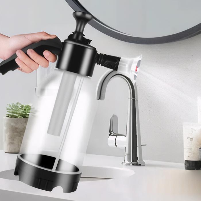 2L Hand Pressure Snow Foam Sprayer Water Sprayer with Two Nozzle Options Pump Foam Sprayer Hand Pres
