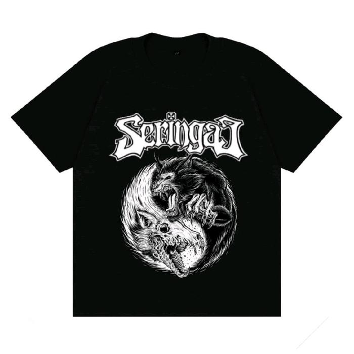 KAOS MUSIK METAL SERINGAI KAOS MUSIK METAL ANAK UNISEX KAOS FASHION BAND