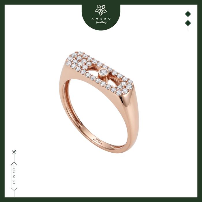 Cincin Emas 17K Mouve MR-89 Amero Jewellery